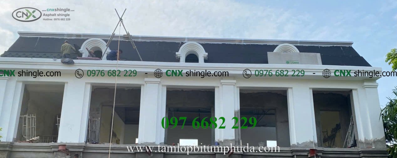 Thi Công Ngói Bitum Lục Giác