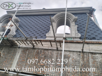 Ngói bitum cho mái kiểu mansard