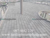Ngói bitum phủ đá CNX cho công trình có độc dốc thấp
