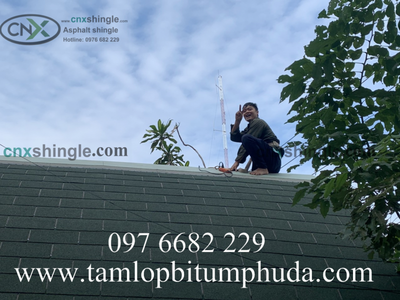 🏕️✨ NGÓI BITUM - GIẢI PHÁP SIÊU NHẸ, DỄ UỐN CONG & TUYỆT ĐẸP CHO NHÀ LẮP GHÉP! 🌿