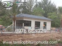 Vật liệu mái nhà lắp ghép, vật liệu mái bungalow, ngói bitum chuyên cho nhà bungalow