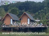 Nhà bungalow với ngói bitum